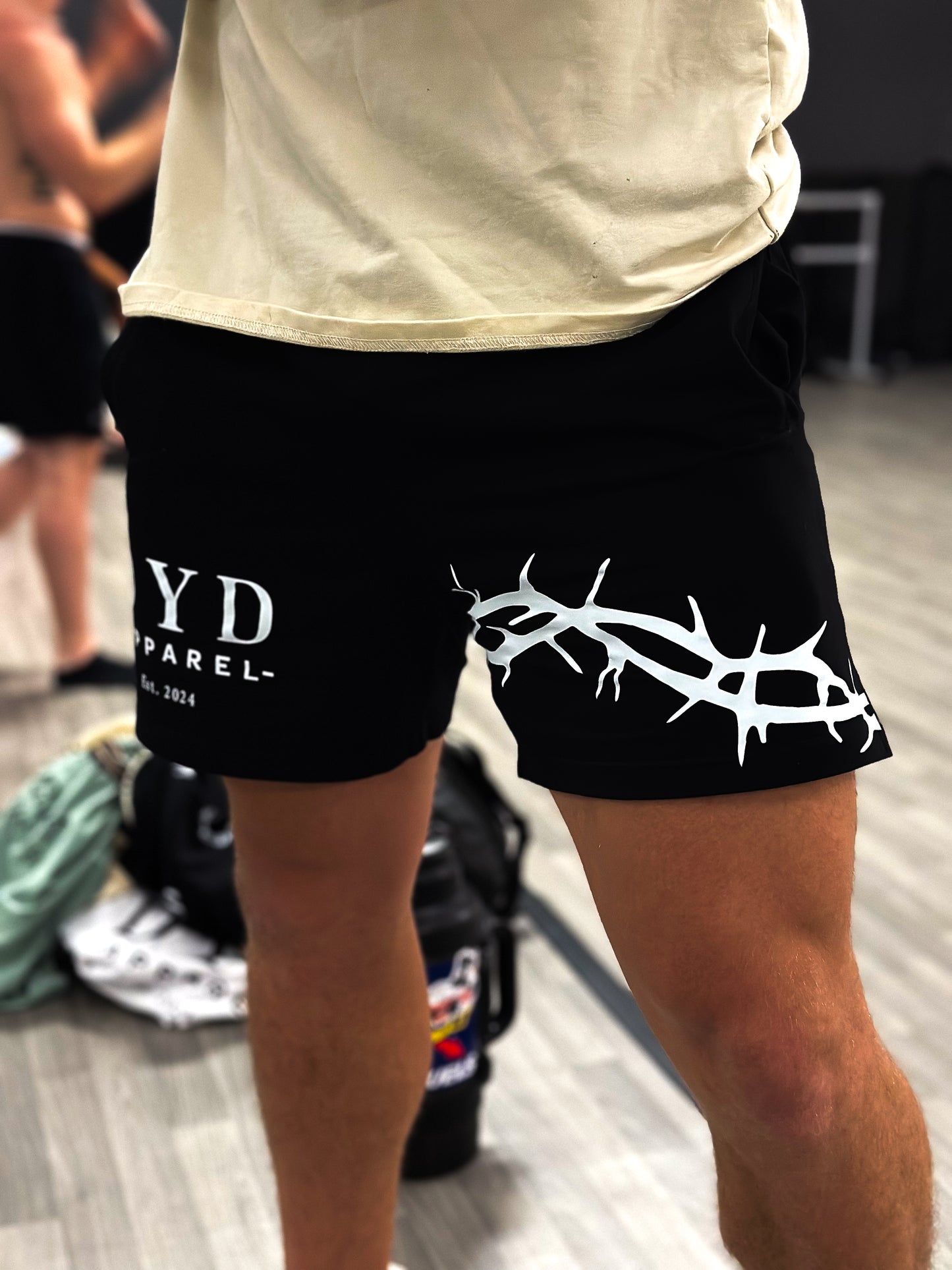 DYD "Crown of Thorns" 5” Inseam Gym Shorts