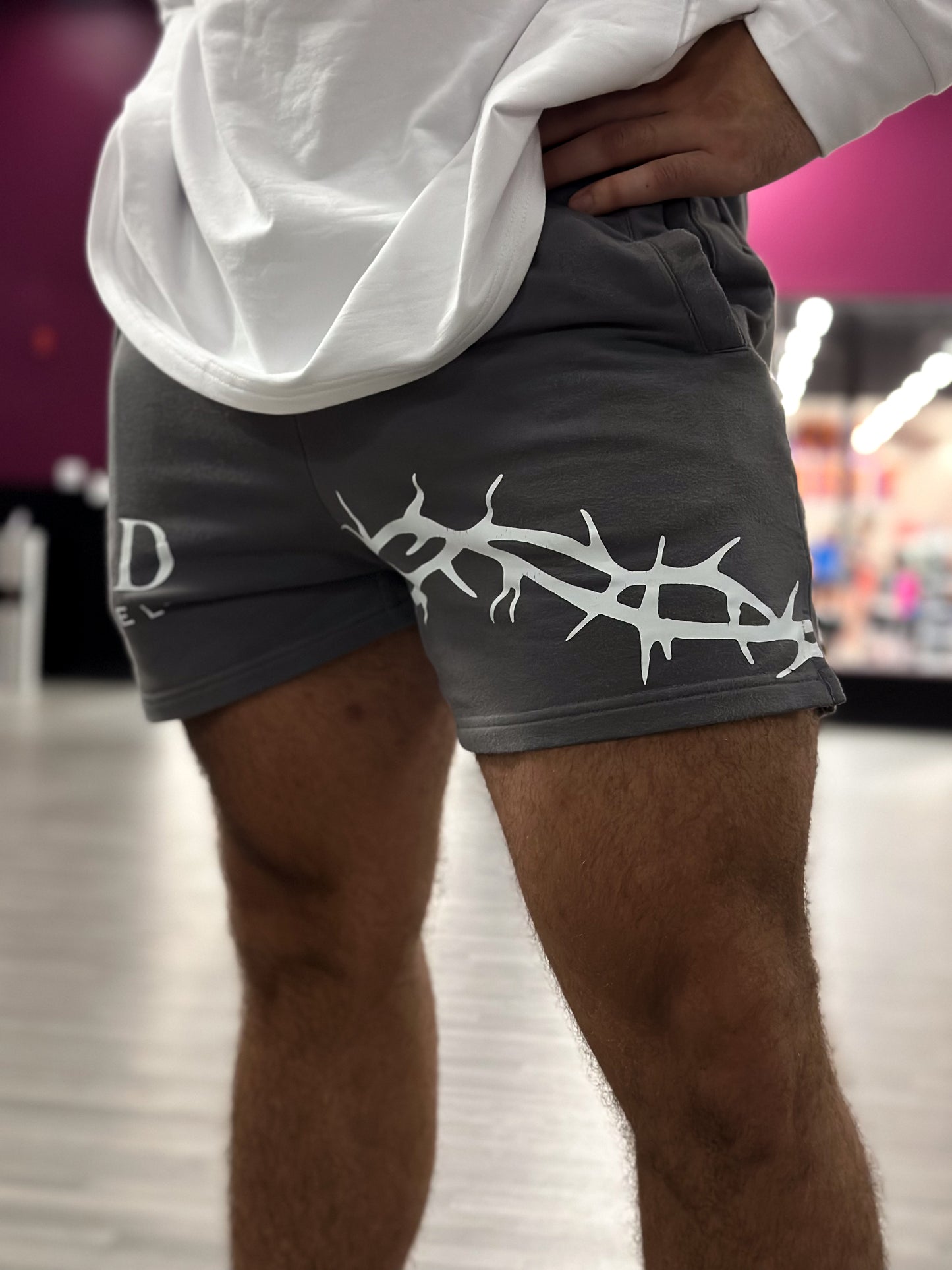 DYD "Crown of Thorns" 5” Inseam Gym Shorts